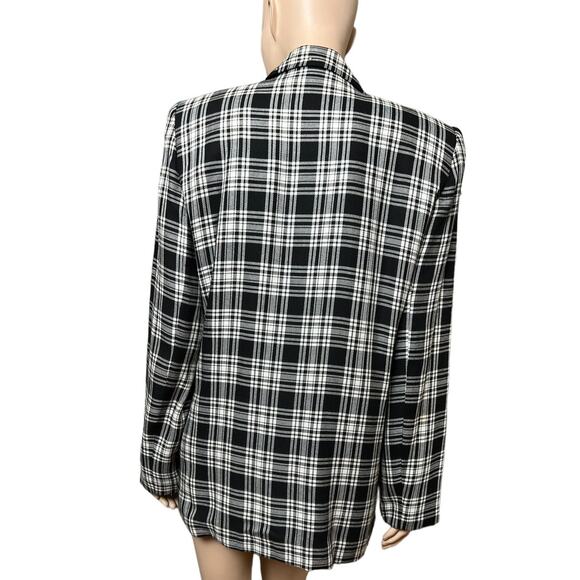 Vintage 80s Criscione X Cache Size S Jacket Blazer 100% Rayon with Rhinestones - Picture 6 of 12